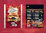 design an eyecatching modern restaurant menu and flyer